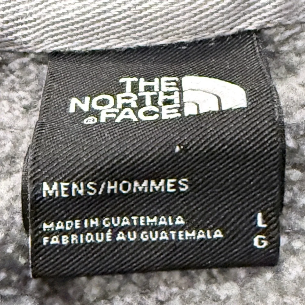 The North Face Mens Gray Graphic Half Dome Logo Pullover Hoodie Large NF0A3X9I
